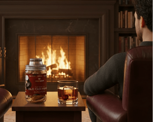 Black Walnut Old - Fashioned (Each Jar Makes 8 Cocktails) - LIQUID ZERO® - A Sophisticated Escape to Simpler Times